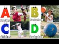 ABC Phonics Song , Sports Song , Sports phonics song for toddlers to learn alphabets, abc song