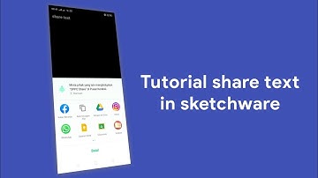 Tutorial share text in sketchware