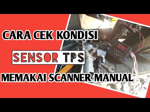 CARA TES SENSOR TPS MENGGUNAKAN SCANNER MANUAL || By Raka Motor