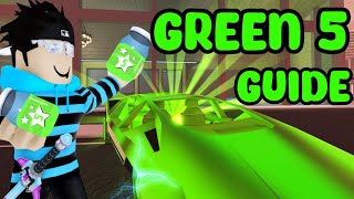 How To Get HYPER GREEN Lvl5! | Roblox Jailbreak |
