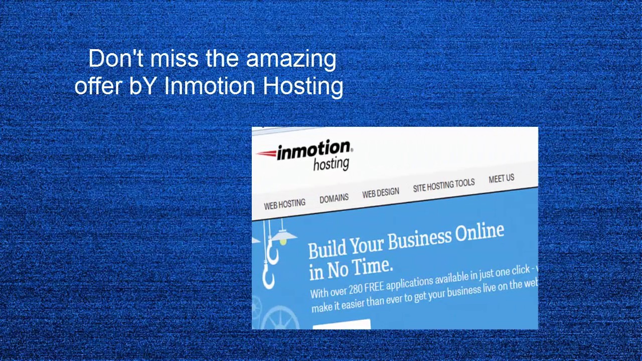 Inmotion hosting Black friday discount coupons