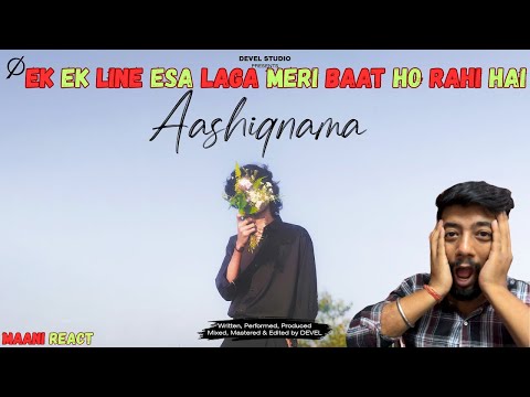 DEVEL - AASHIQNAMA | HINDI RAP SONG | REACTION VIDEO | MAANI REACT | #devel