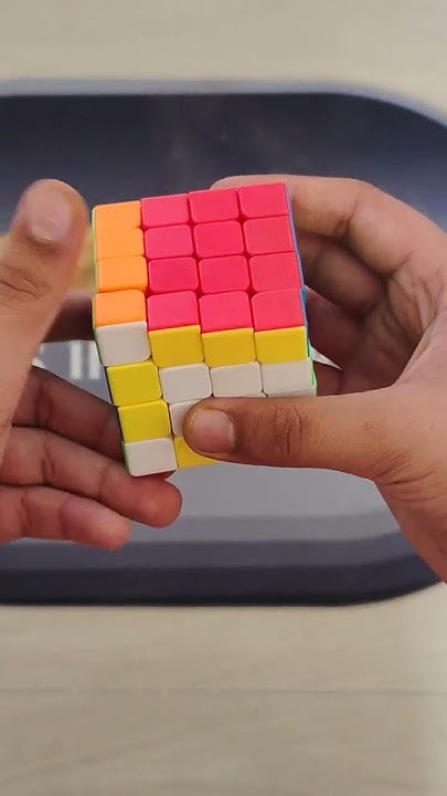 How to make a checkerboard pattern on a 4x4 rubik's cube.#shorts # ...