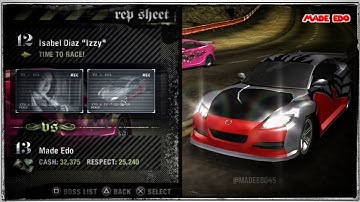 Need For Speed Most Wanted 5-1-0 | Blacklist #12 Isabel Diaz "Izzy" | PPSSPP [1080P]