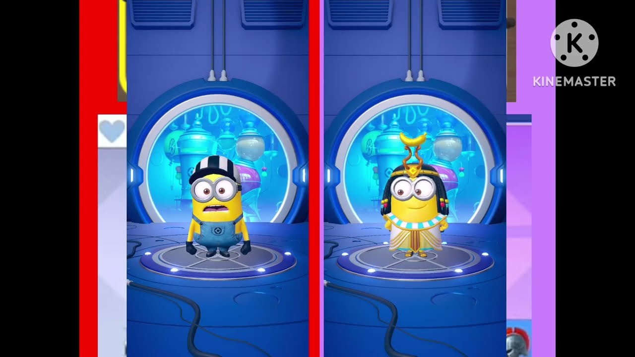 Minion Rush Unity Referee Minion and Cleopatra Minion goes to Gru’s lab 