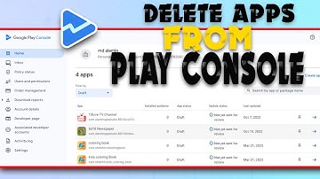 How to Delete Apps from Google Play Console  Unpublish or Remove an App from Play Store | PIN TECH |