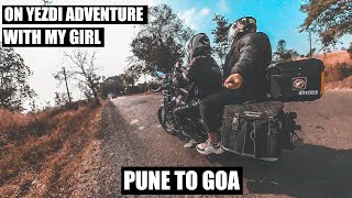 MY GIRLFRIEND'S FIRST 500KM RIDE on Yezdi Adventure | Ep. 01 Part 01