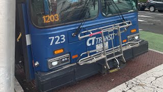 [CTtransit Trips] CTransit New Flyer Low Floor D35LF/D40LF 732, 723, and 803 Rides On 274C, 238, 229