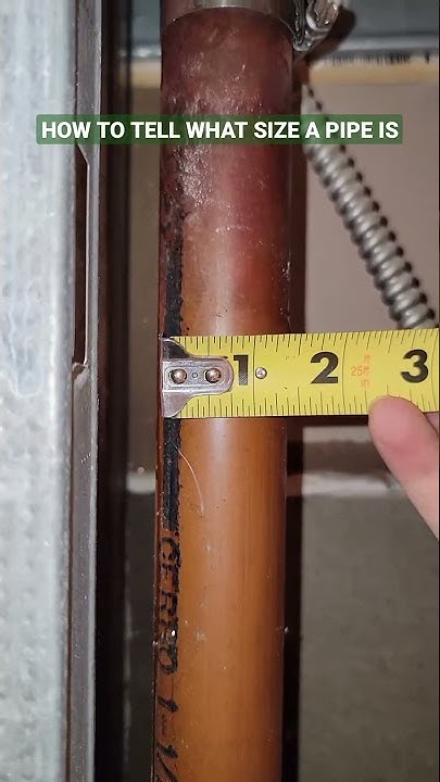 how-to-measure-copper-pipe-plumbing-shorts-youtube