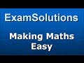 Resultant of 3 perpendicular forces (Example) : ExamSolutions Maths Revision