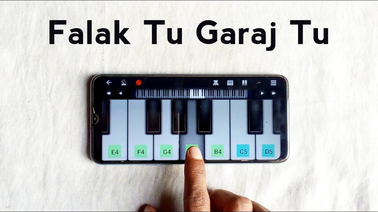 Falak Tu Garaj Tu Piano Tutorial 