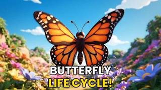 Butterfly Life Cycle for Kids — How Does a Caterpillar Turn Into a Butterfly 🦋