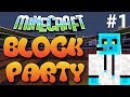 Minecraft Minigame Block Party Bölüm 1 - Renk Körü Olduk