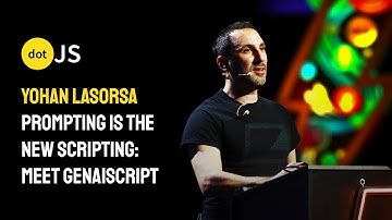 Prompting is the New Scripting: Meet GenAIScript - Yohan Lasorsa - dotJS 2025