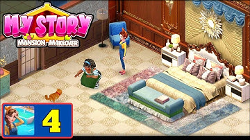 My Story Mansion Makeover. Part 4. Prepare Bedroom.  (iOS,Android) #mystorymansionmakeover
