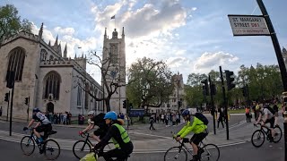 London Walking Tour Along Scenic River Thames - ASMR [4K]