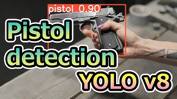 YOLOv8 pistol detection