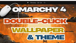 Easily Change Wallpapers and Themes in Omarchy 4 | Transparent Quickshell Bar | #dhh #arch #linux