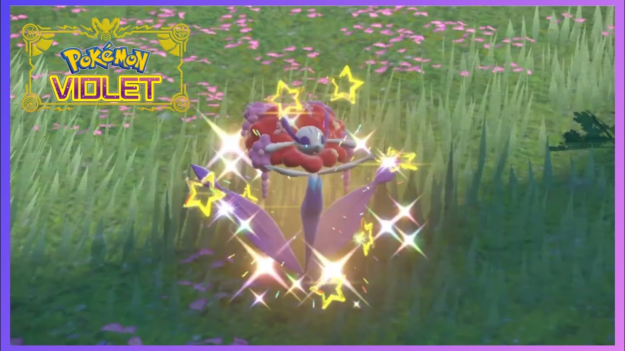 SHINY Florges (Red Flower) at Mass Outbreak- Pokémon Scarlet and Violet