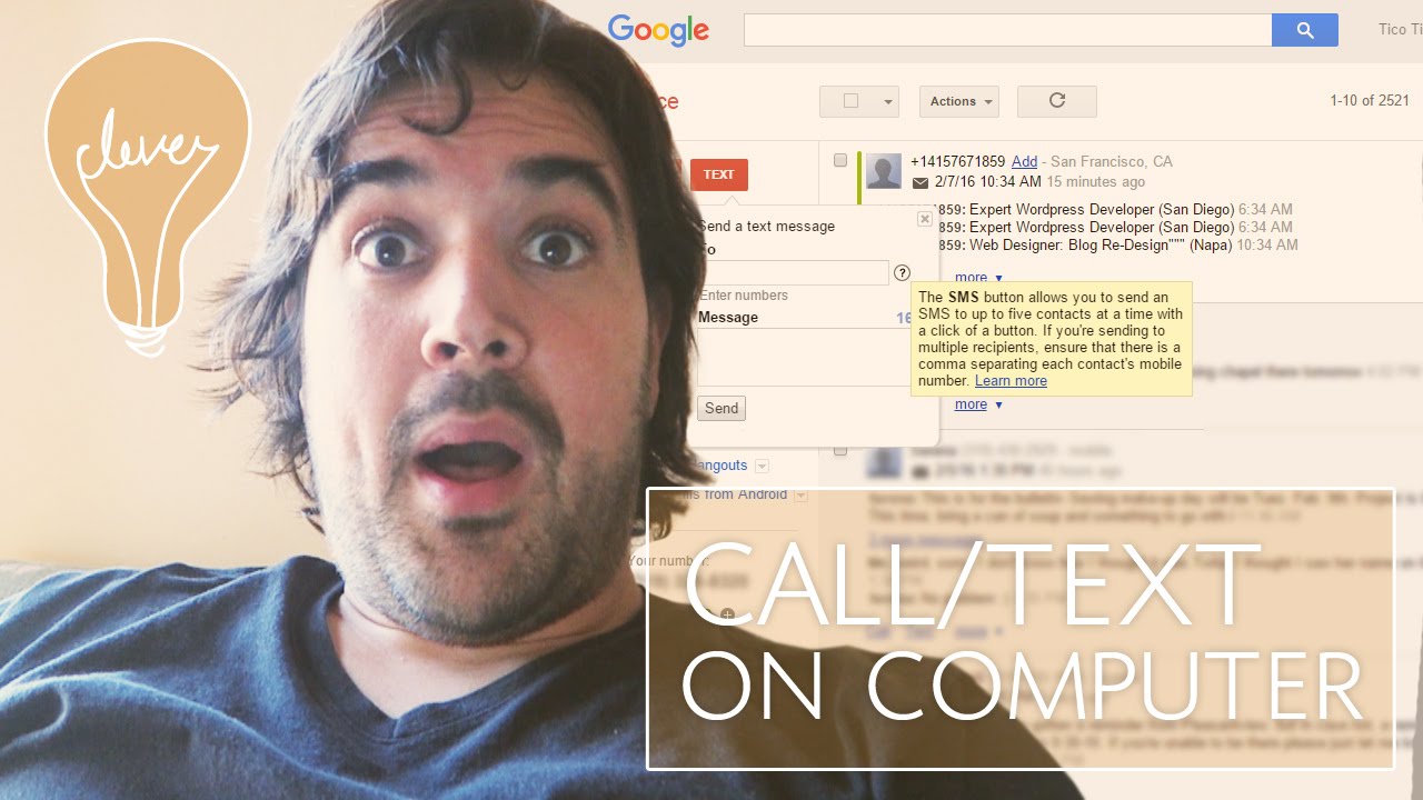 HOW TO TEXT CALL ON YOUR COMPUTER WHILE TRAVELING stayclever YouTube