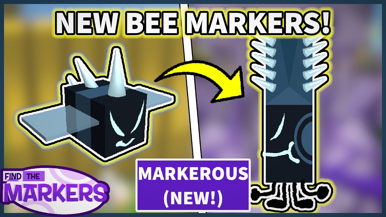 Find The Markers × Bee Swarm Simulator! NEW Secret Markers!