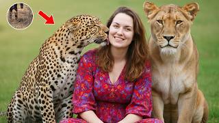 She was founded a tiny leopard cub… Watch its transformation into a loyal friend! screenshot 1
