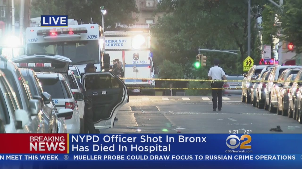 NYPD Officer Shot In Bronx Has Died - YouTube