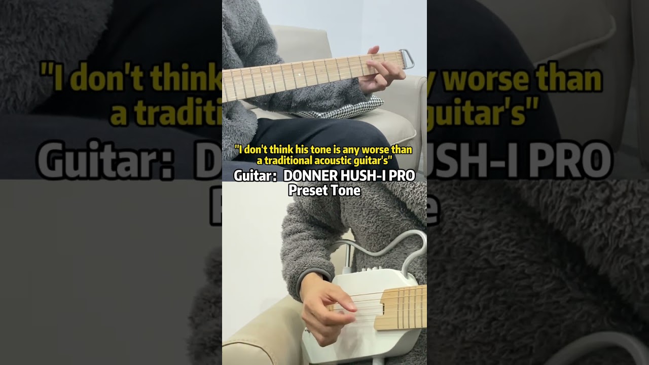 Donner HUSH-I PRO: Portable Silent Guitar for Music Anytime, Anywhere