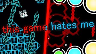this game hates me - BEATING ALL RATED 1.5 LEVELS (2)