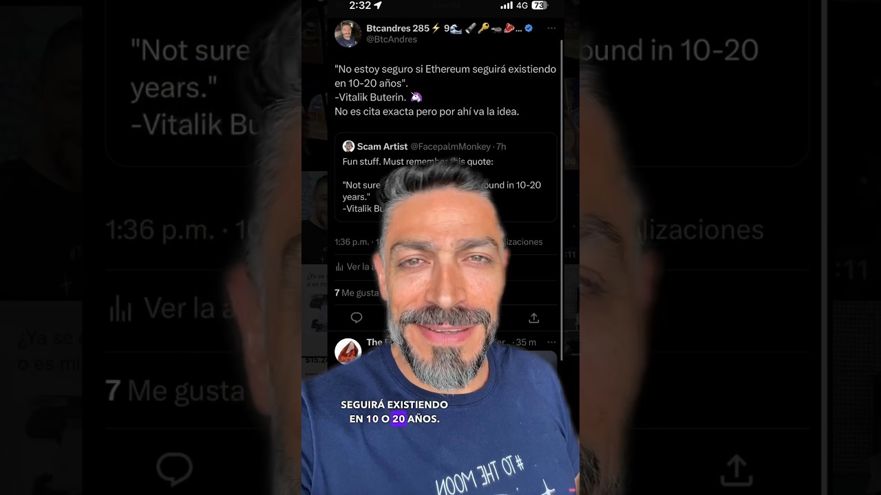 No estoy seguro si Ethereum seguirá existiendo en 10-20 años. Yop? - YouTube