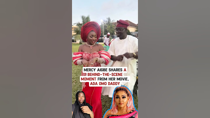 Mercy Aigbe shares a Behind-the-scene moment from her movie, Ada Omo Daddy. #shorts #mercyaigbe