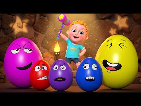 Cave Egg Colour Change | Amazing Kids Learning Poem | English Kids Rhymes | Lead Mini Verse