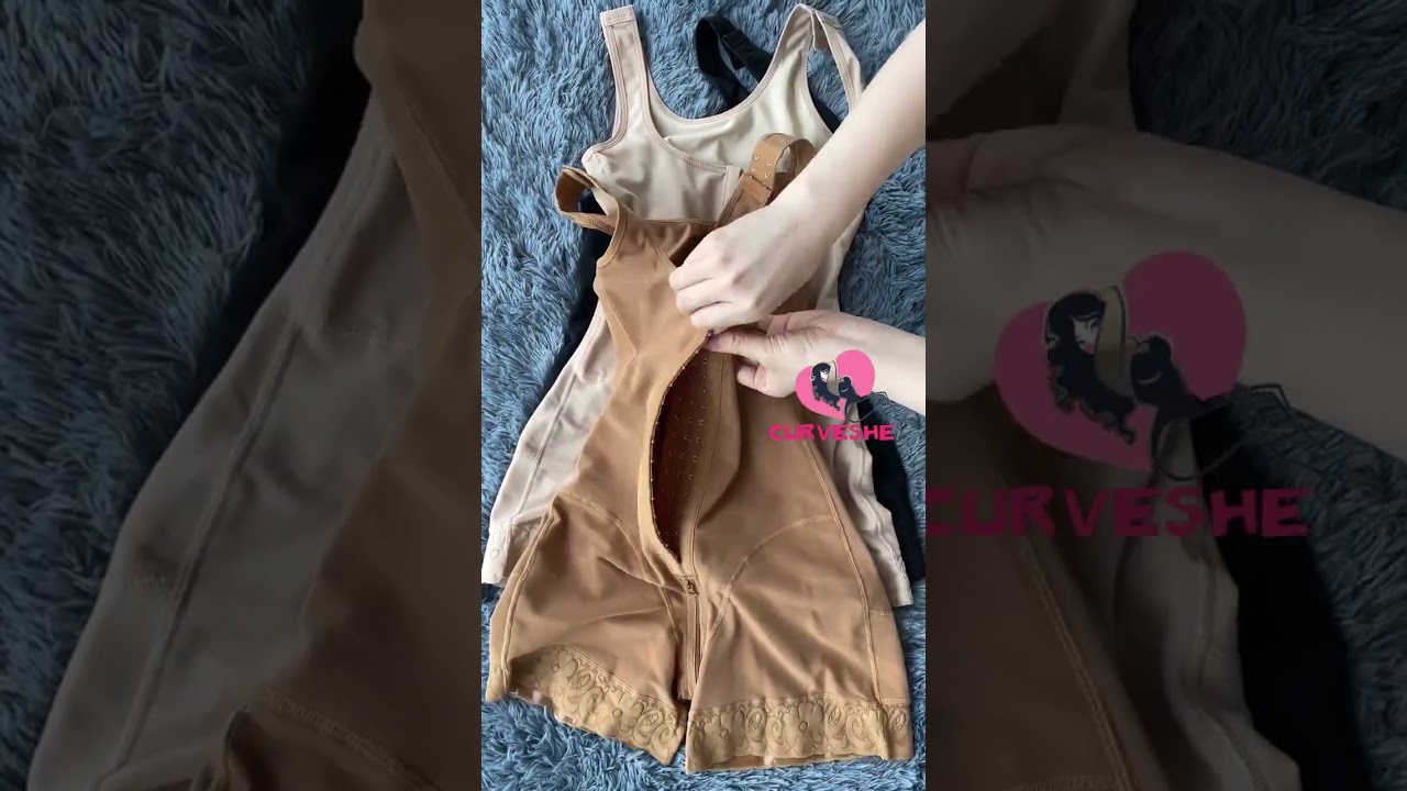 Women's High Waist Compression Butt Lifter Shapewear with Hooks From Curveshe