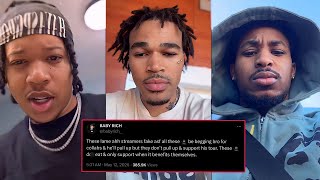 Baby Rich GOES OFF on PlaqueBoyMax for SNUBBING DDG!