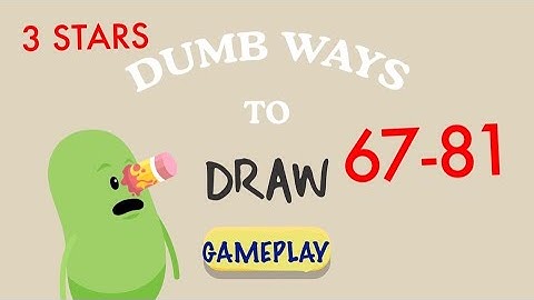 Dumb Ways To Draw 67-81 WalkTrough прохождение 3 stars (iOS)