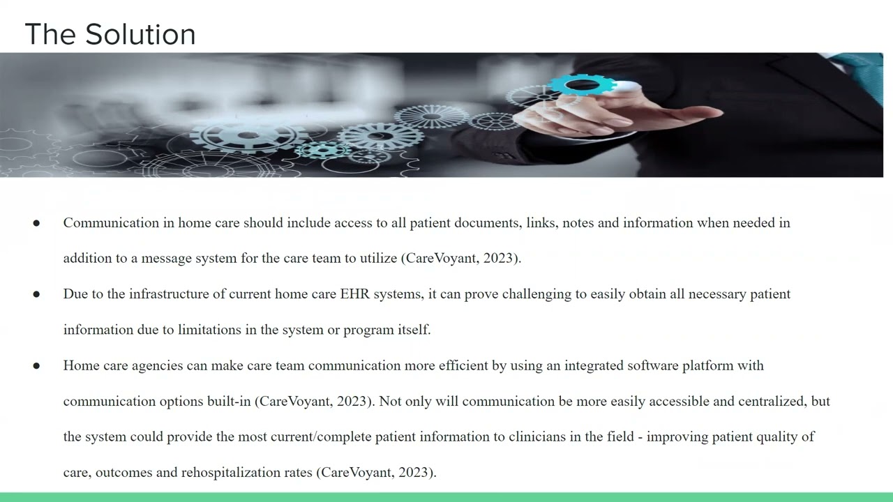 Improving Care team communication and reducing rehospitalization in home care patients