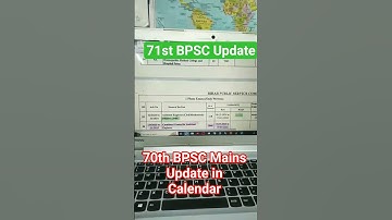 BPSC Calendar 2025 New #bpsccalander #71stbpsc #pmwbpscpossible #shorts #70thbpscmains
