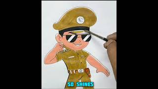 Little Singham Drawing | Easy drawing for beginners. #littlesingham #drawing #shorts