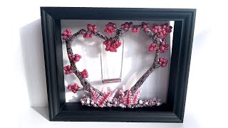 Fused Gl Heart Tree With A Swing For 2