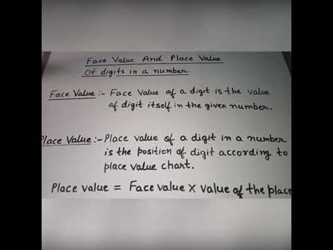 face value and place value class5 mathslarge numbers youtube