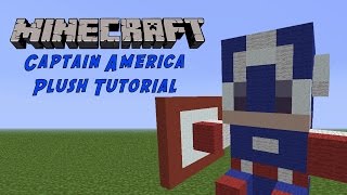 Minecraft Tutorial: Captain America (Marvel) Plush
