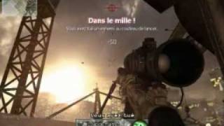Modern Warfare 2 : Quick scope and throwing knife