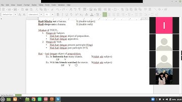 STRUCTURE: MAKE SURE SENTENCE HAS A SUBJECT AND VERB