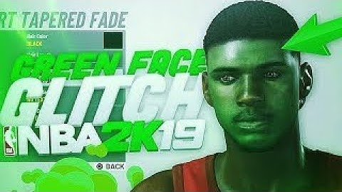 Green Face Scan Glitch Tutorial On NBA2K19 🔥🔥