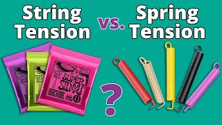 Whammy Bar Resistance Test String Vs Spring Tension