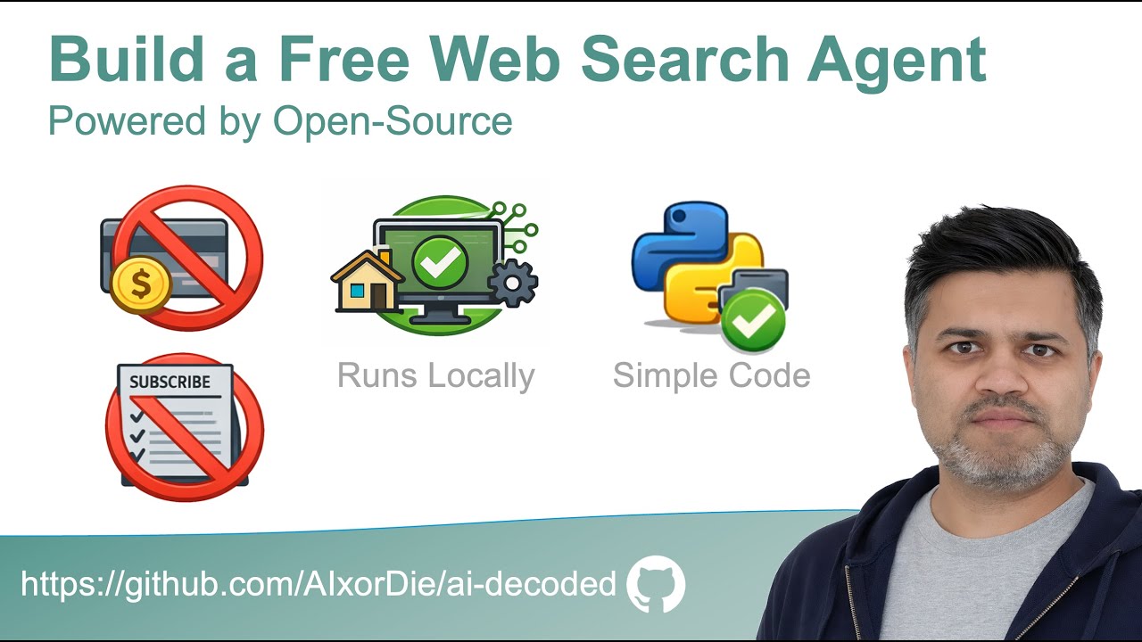 Build a FREE Web Search RAG Agent — 100% Open-Source