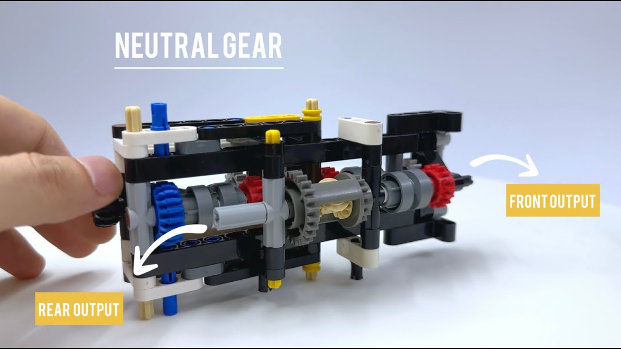 Lego Technic Switchable 2WD to AWD Drivetrain lego technical diy YouTube