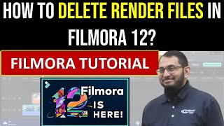 How to Delete Render Files in Filmora 12? HOW TO RECOVER DISK SPACE in Filmora?