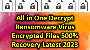 Ransomware Virus Encrypted Files Recovery All in One Decrypt Ransomware Attack Shreyas Solution