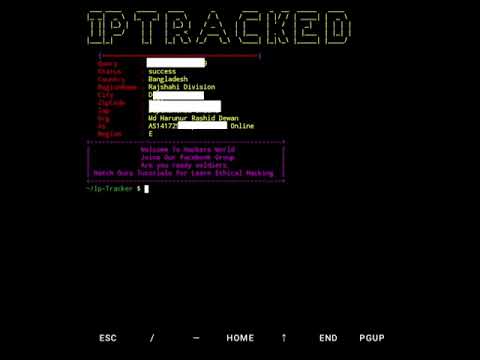 Ip tracking Termux দিয়ে কীভাবে ip address এর Location বের করবেন Part 03